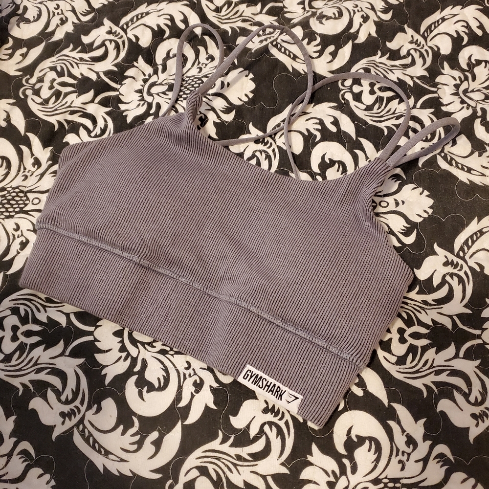 Gray Gymshark Sports Bra